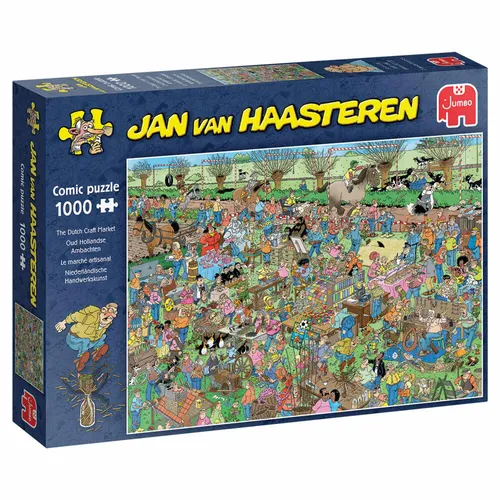 Jumbo Spiele Jan van Haasteren Holländischer Markt Puzzle Puzzlespiel 1000 Teile
