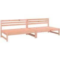 vidaXL Garten-Mittelsofas 2 Stk. 120x80 cm aus Massivholz - Gartenmöbel aus massivem Douglasienholz, langlebig und witterungsbeständig – ideal für gemütliche Stunden im Freien mit Familie und Freunden.