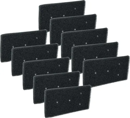 vhbw 10x Schaumfilter Ersatz für Whirlpool / Bauknecht Gruppe 481010716911 für Wäschetrockner