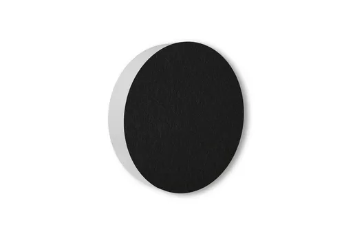 Schallabsorber Ø 40 cm aus Basotect G+ - Hochleistungs-Akustik-Element in Schwarz - Akustikelement zur Verbesserung der Raumakustik mit außergewöhnlichem Schallabsorptionsvermögen. Ideal für Musikzimmer, Heimkino und Besprechungsräume. Rückseitig haftgrundiert für einfache Montage.