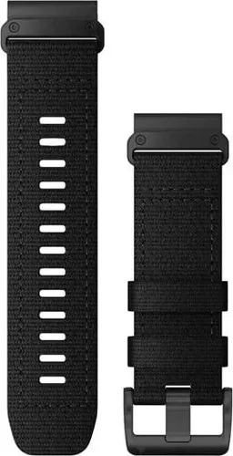 Garmin QuickFit 26 mm Nylon Wechselarmband - Smartwatch-Armbänder aus strapazierfähigem Nylon, bequem und einfach zu wechseln – ideal für Garmin Fenix 5X und Approach S5/S6.