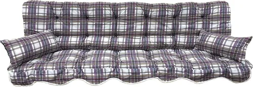 Kühnemuth Auflagekissen Set für Hollywoodschaukel 150x50 cm in lila von Adlatus