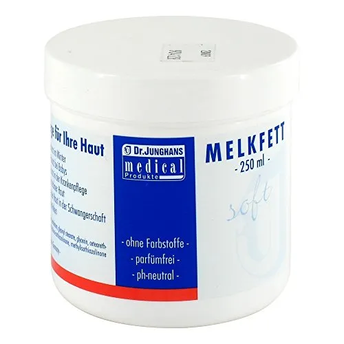 Dr. Junghans Medical Melkfett 99999 soft, 250 ml - Cremes für Babys, bietet hohen Kälteschutz für die Hände im Winter und intensive Pflege bei trockener Haut, ideal auch als Nässeschutz für Kinder ab 7 Monaten.