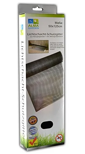 G&M Laub und Insektenschutz für Lichtschacht Kellerschachtabdeckung Schutzgitter (1)