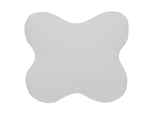 Dukal | Bezug für ACAMAR Seitenschläferkissen Nackenstützkissen | aus hochwertigem DOPPEL-Jersey | 100% Baumwolle | Farbe: grau