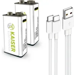 KAISER ELECTRONICS 9V Lithium Batterie