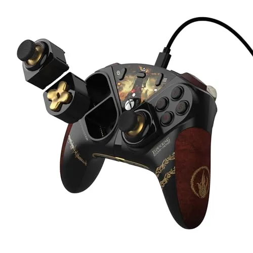 Thrustmaster ESWAP X2 ELDEN RING – Modulares Gamepad für Xbox und PC - Offizielles ELDEN RING Gamepad mit Hot-Swap-Technologie für individuelle Anpassungen und mechanischen Tasten, die 64 % schneller reagieren.