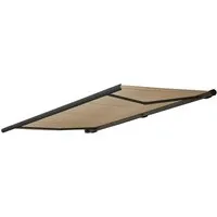 Elektrische Kassettenmarkise H123 - Vollkassette 4,5x3m aus hochwertigem Polyester in Creme, ideal für stilvollen Sonnenschutz im Außenbereich. Ausgezeichnet mit dem Mittelstandspreis für soziale Verantwortung.