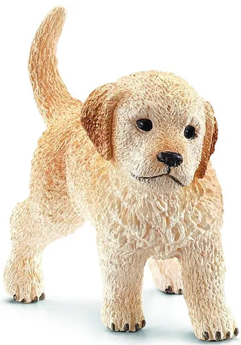schleich 16396 Golden Retriever Welpe - detailgetreue Spielfigur für Kinder ab 3 Jahren, ideal für kreatives und pädagogisches Spielen