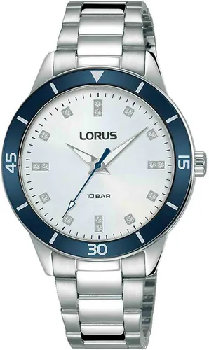 Lorus Fashion Lady RG249RX9 Frauenuhr - Elegante Damenuhr in Silber - Damenuhr mit hochwertigem Edelstahl-Gehäuse und Saphirglas, wasserdicht bis 10 ATM - ideal für stilbewusste Frauen.