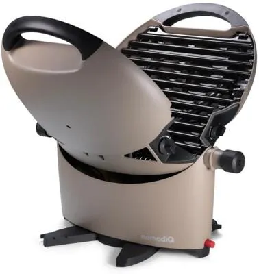 NomadiQ BBQ 3.0 Gasgrill mit Piezozündung, 3,2 kW, grau von NomadiQ