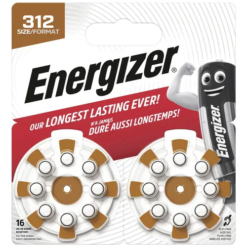 Energizer Knopfzelle ZA 13 1.45 V 16 St. Zink-Luft ENR EZ Turn & Lock (13)