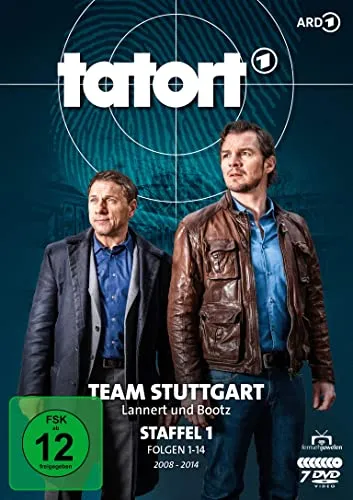Tatort - Team Stuttgart: Staffel 1 (Folge 1-14) mit Richy Müller und Felix Klare - Krimi-Serie auf 7 DVDs, spannende Fälle und packende Ermittlungen, freigegeben ab 12 Jahren.