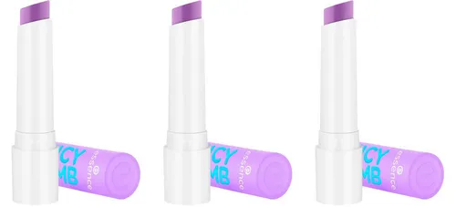 Essence Lippenbalsam JUICY BOMB glossy butter balm, 3-tlg., mit fruchtigem Duft