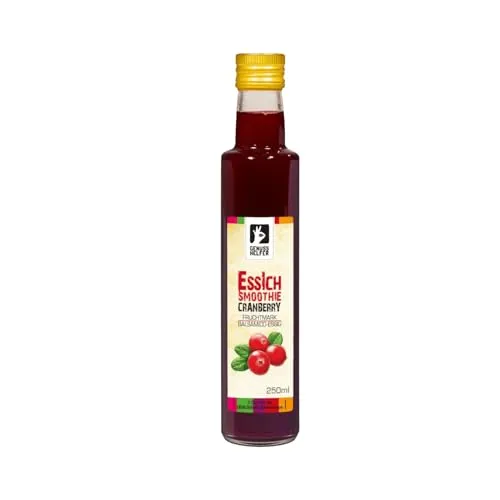 Bremer Gewürzhandel EssIch Smoothie Cranberry, Essig für leckeres Salatdressing und zum Kochen, 250ml