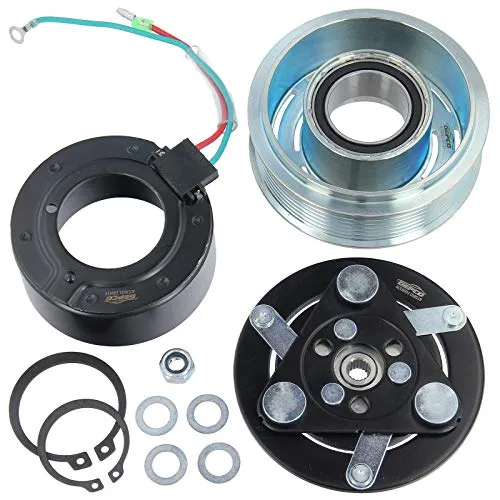 GEPCO Klimakompressor Magnetkupplung Riemenscheibe Magnetspule kompatibel mit Honda Accord VII CL Tourer cm CR-V II RD 2.0 2.4