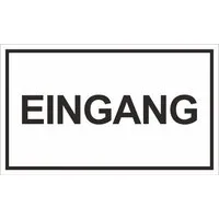 Warn- und Hinweissschild Eingang 25 cm x 15 cm PST