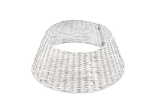 Weihnachtsbaumrock aus Weide - 3teilig, grau, D: 70cm - Weihnachtsbaumrock aus Weide für stilvolle Baumständerabdeckung. Versteckt Kabel und sorgt für ein harmonisches Ambiente bei deiner Weihnachtsdekoration.