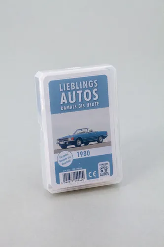 Auto Quartett 1980 Baujahr Geburtsjahr 45. Geburtstag Geschenk Spielkarten Neu