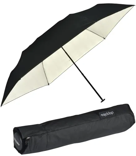 Doppler Zero Mini Damen Taschenschirm - extrem leicht mit UV-Schutz - Taschenschirm mit nur 135g, ideal für Reisen. Der doppler Super Minischirm bietet UV-Schutz und ist durch hochwertige Carbon Elemente besonders stabil und leicht.