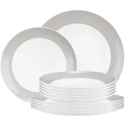 Seltmann Weiden Tafelservice Liberty Pure Colors 12er Set in grau von Seltmann Weiden
