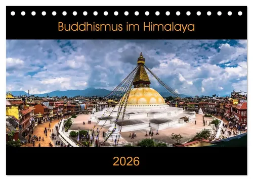 Jens König | Buddhismus im Himalaya (Tischkalender 2026 DIN A5 quer),...