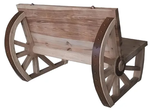 Gartenbank Holz Parkbank Massiv Sitzbank Garten Gartenmöbel 2-Sitzer Bänke Neu