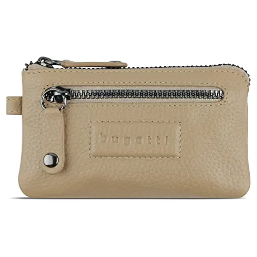 bugatti Schlüsseltasche Elsa - Schlüsseltasche mit RFID-Schutz, ideal zur sicheren Aufbewahrung Ihrer Schlüssel und Karten. Hochwertiges Leder, kompakt und praktisch für jede Tasche.