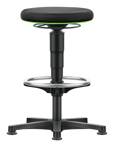 Bimos Drehhocker mit Stoffsitz, verstellbare Sitzhöhe 530
