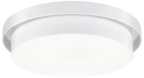 Paulmann 96779 Malik LED-Deckenleuchte 13.5W Weiß - Lampen - Elegante LED-Deckenleuchte in mattem Weiß, dimmbar in 3 Stufen mit Memory-Effekt, ideal für eine angenehme Atmosphäre in jedem Wohnraum.