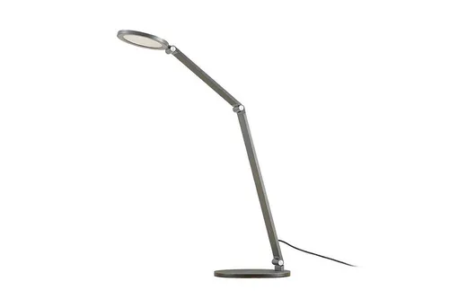 Lucande Mion LED Schreibtischlampe - Schreibtischlampen mit verstellbarer Helligkeit in vier Stufen, elegantes Aluminiumdesign und warmweißes Licht für eine angenehme Arbeitsatmosphäre.