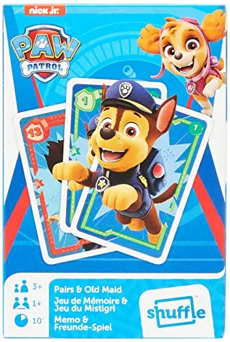 Cartamundi Paw Patrol Paare und Old Maid Spielkarten, 1 Deck