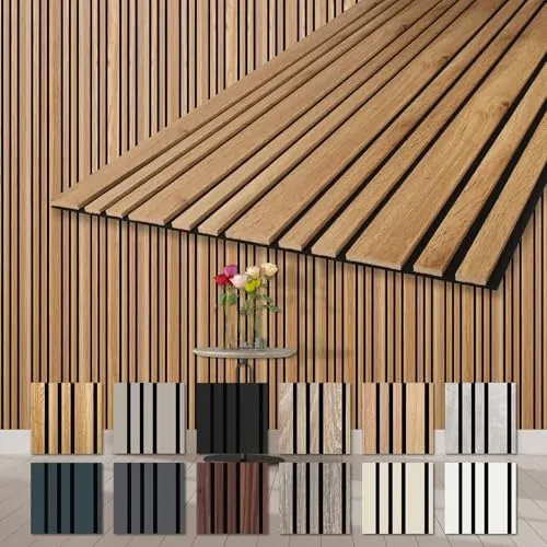 HEXIM Akustikpaneele 2 Stück 278x60cm in braun von HEXIM