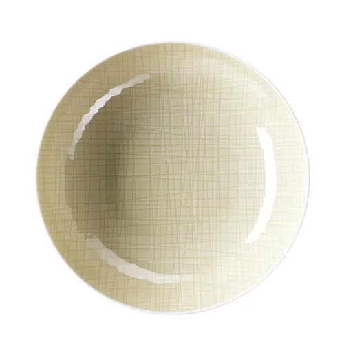 Rosenthal Mesh Cream Pastateller 25 cm - Eleganter Pastateller aus hochwertigem Porzellan, ideal für stilvolle Anlässe. Mit seinem runden Design und der sanften beige Farbe bringt er einen Hauch von Luxus auf Ihren Tisch.