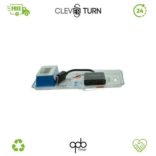 Manhattan 207768 DisplayPort auf 2-Port DP Splitter - Sonstige, ermöglicht die gleichzeitige Anzeige auf zwei Monitoren für ein verbessertes Multitasking-Erlebnis.