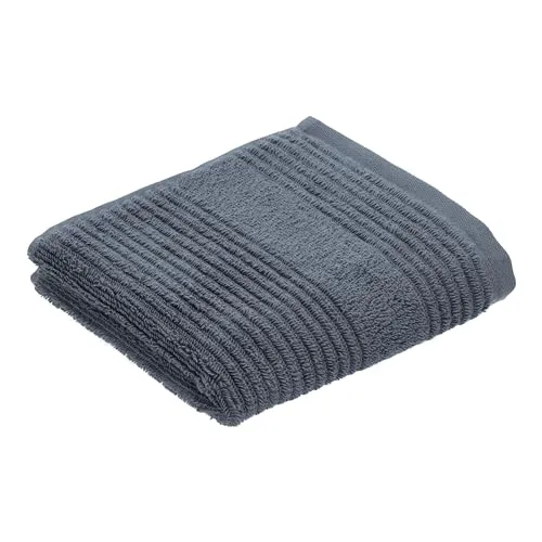 Vossen Tomorrow Gästetuch 30 x 50 cm dunkelgrau in grau von Vossen