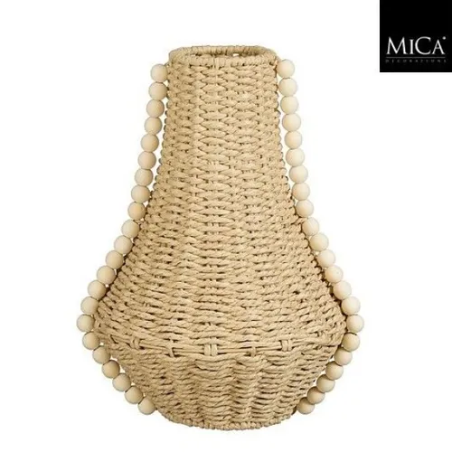 MICA Vase Denise in Creme, 30,5 cm hoch