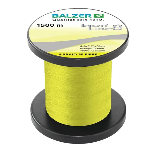 BALZER IRON LINE 8fach NEU 0,21MM 15,4KG TRAGKRAFT GRUNDPREIS 11,97 EUR/100M