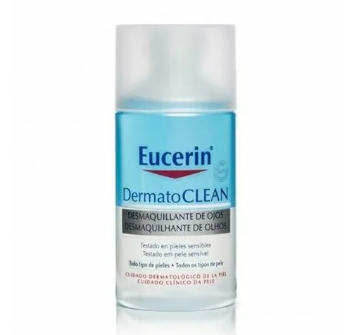 Dermatoclean Augen-Make-up-Entferner 125 ml - Sanfter Mizellen-Entferner für gründliche Reinigung von Augen-Make-up. Ideal für empfindliche Haut und hinterlässt kein fettiges Gefühl.