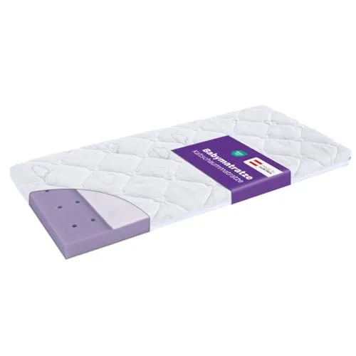 Träumeland Matratze Brise Light 90x40 cm für Wiege - Hochwertige Matratze für Wiegen, optimaler Komfort und beste Unterstützung für die gesunde Schlafentwicklung Ihres Babys.