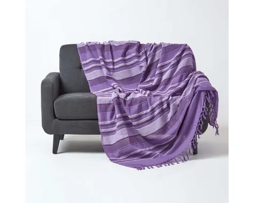 Homescapes Tagesdecke Morocco, lila in lila von Homescapes