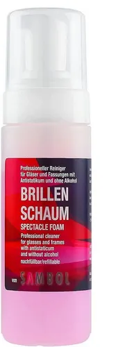Brillenreiniger 150 ml - Gründlicher Brillenschaum ohne Alkohol - Brillenreiniger - Der pH-neutrale Reinigungsschaum für Brillen, ideal für eine gründliche Pflege ohne Alkohol. Antistatisch und nachhaltig, perfekt für unterwegs!