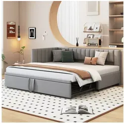 Odikalo Multifunktionales Schlafsofa L-Form 90x200 / 180x200 cm