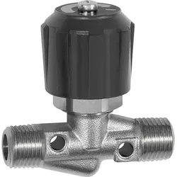 Riegler Nadelventil, Messing vernickelt, AG/AG, R 1/8, DN 4 von Riegler