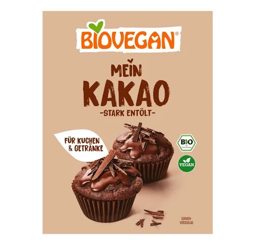 Biovegan Kakao Mein Kakao - stark entölt 125g