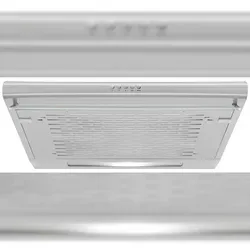 Exquisit UBH 10-2.1 Inoxlook Unterbauhaube - Dunstabzugshaube, 60 cm breit, mit leistungsstarker Ablufttechnik für effektive Geruchsentfernung und stilvolles Inoxlook-Design.