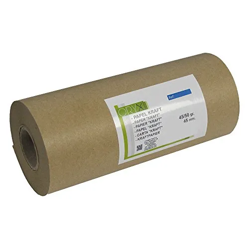 Rolle Kraftpapier 45/50 Gramm (Rolle 15 cm x 45 m) braun.
