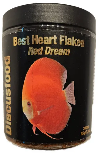 Discusfood Best Heart Flakes 300ml (EUR 29,97 / kg) Red Dream Discusflocke