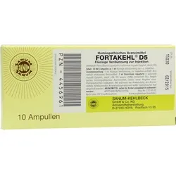Fortakehl D 5 10 ML - Homöopathisches Arzneimittel zur Injektion mit Penicillium roquefortii, ideal für die unterstützende Behandlung. Bitte beachten Sie die Anwendungshinweise.
