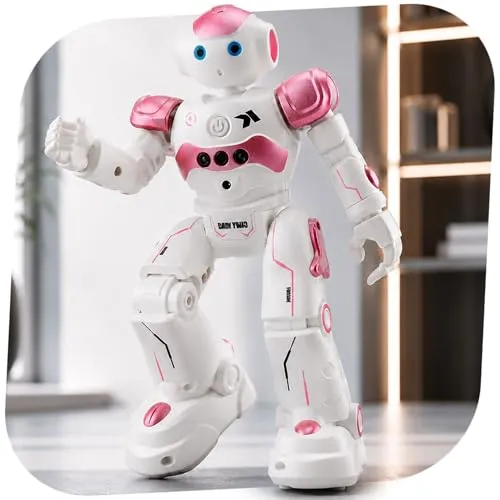 njoyn RC programmierbarer Roboter mit Infrarot-Fernbedienung, Handbewegungssteuerung, Hinderniserkennung, Sound-, Musik- und Tanzfunktion für Sammler und Modellbau-Fans ab 14 Jahren